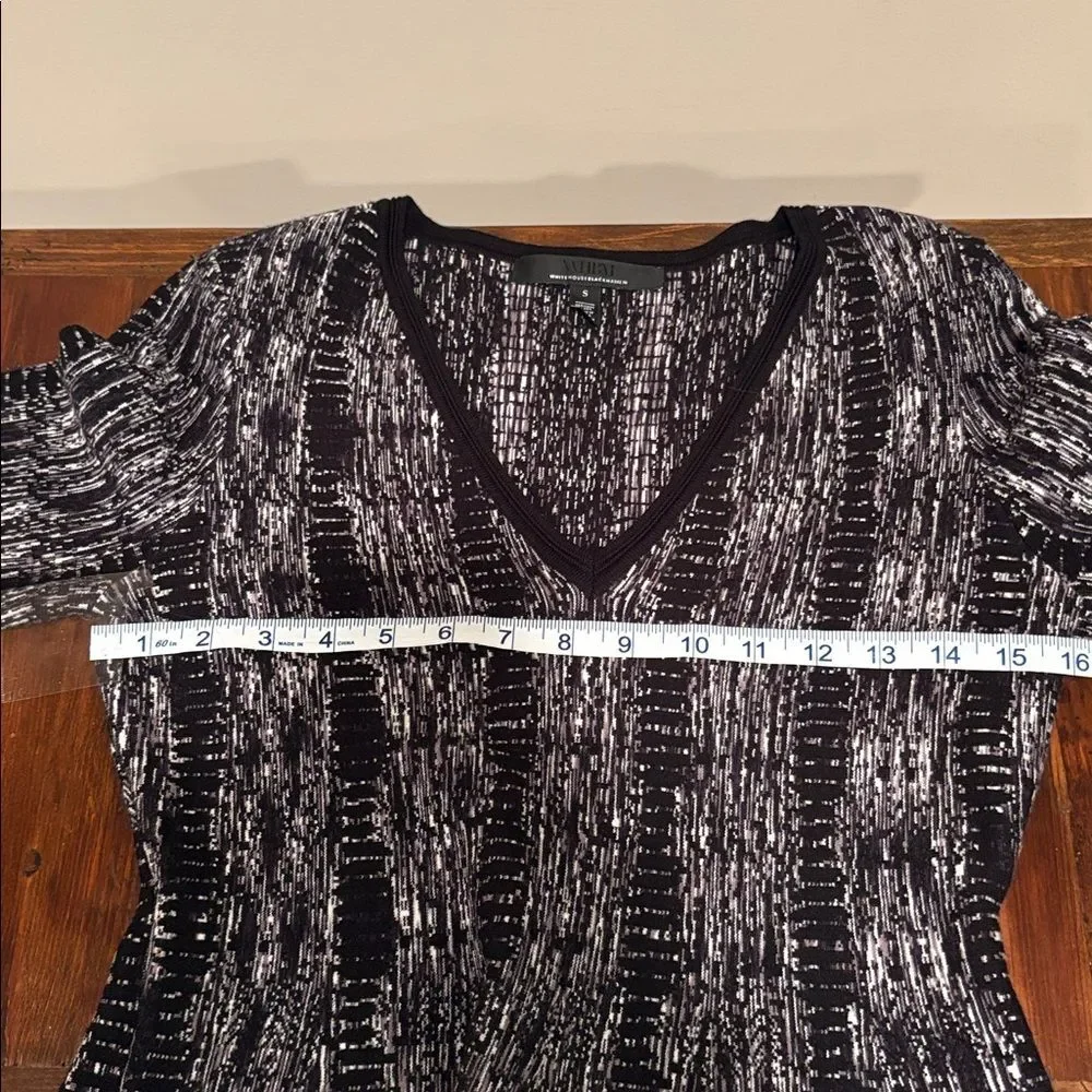 White House Black Market Peplum Long Sleeve Sweater Size S - Picture 8 of 12
